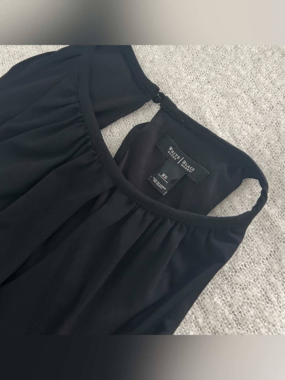 White House Black Market sleeveless black jumpsuit, XS